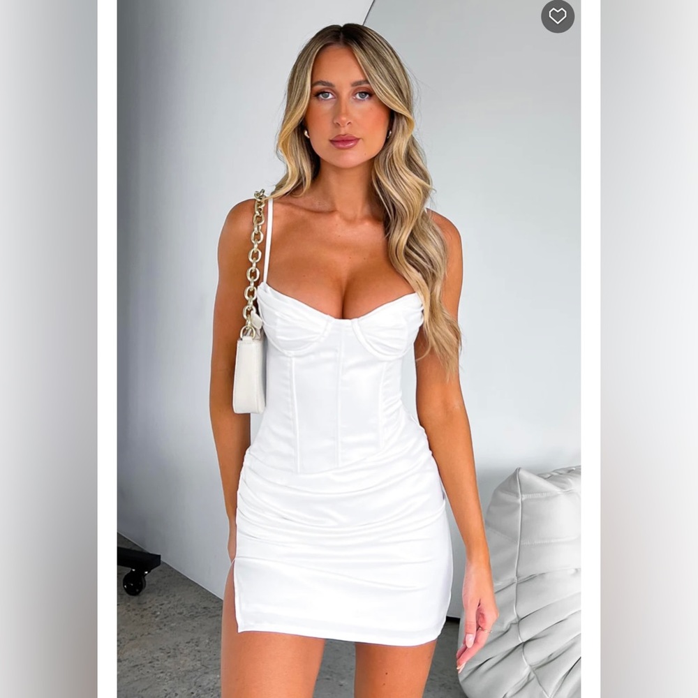 White Fox Work It Mini Dress